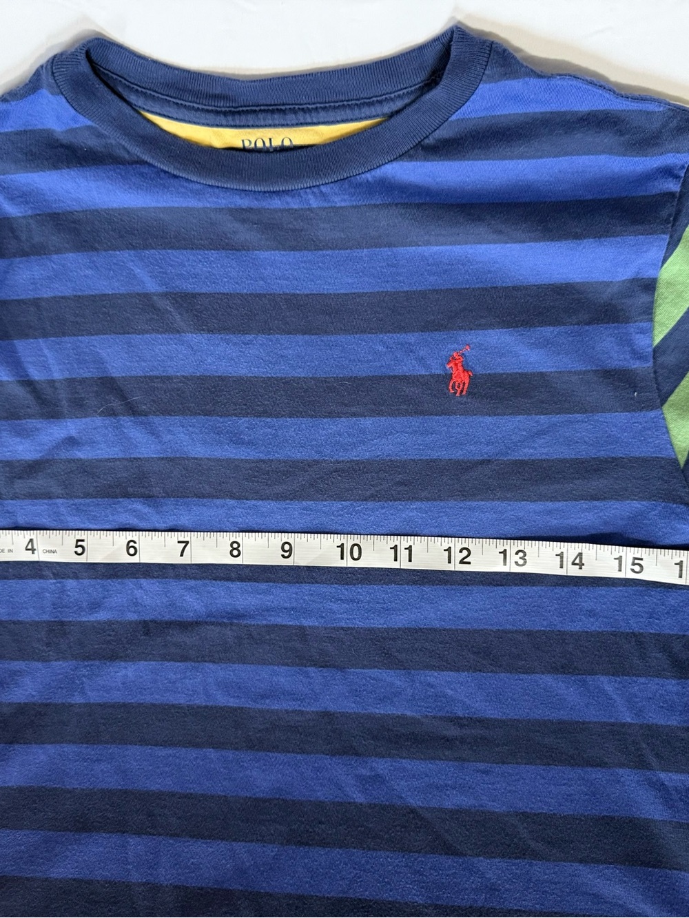 Polo Ralph Lauren Boys Medium Striped Pony Tee Multicolor - Picture 6 of 7